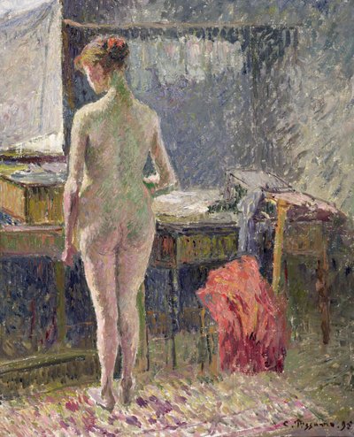 Female Nude Seen from the Back, 1895 by Camille Jacob Pissarro